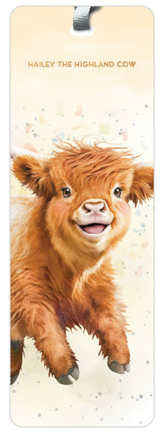 Hopper Studios Bookmark - Hailey the Highland Cow