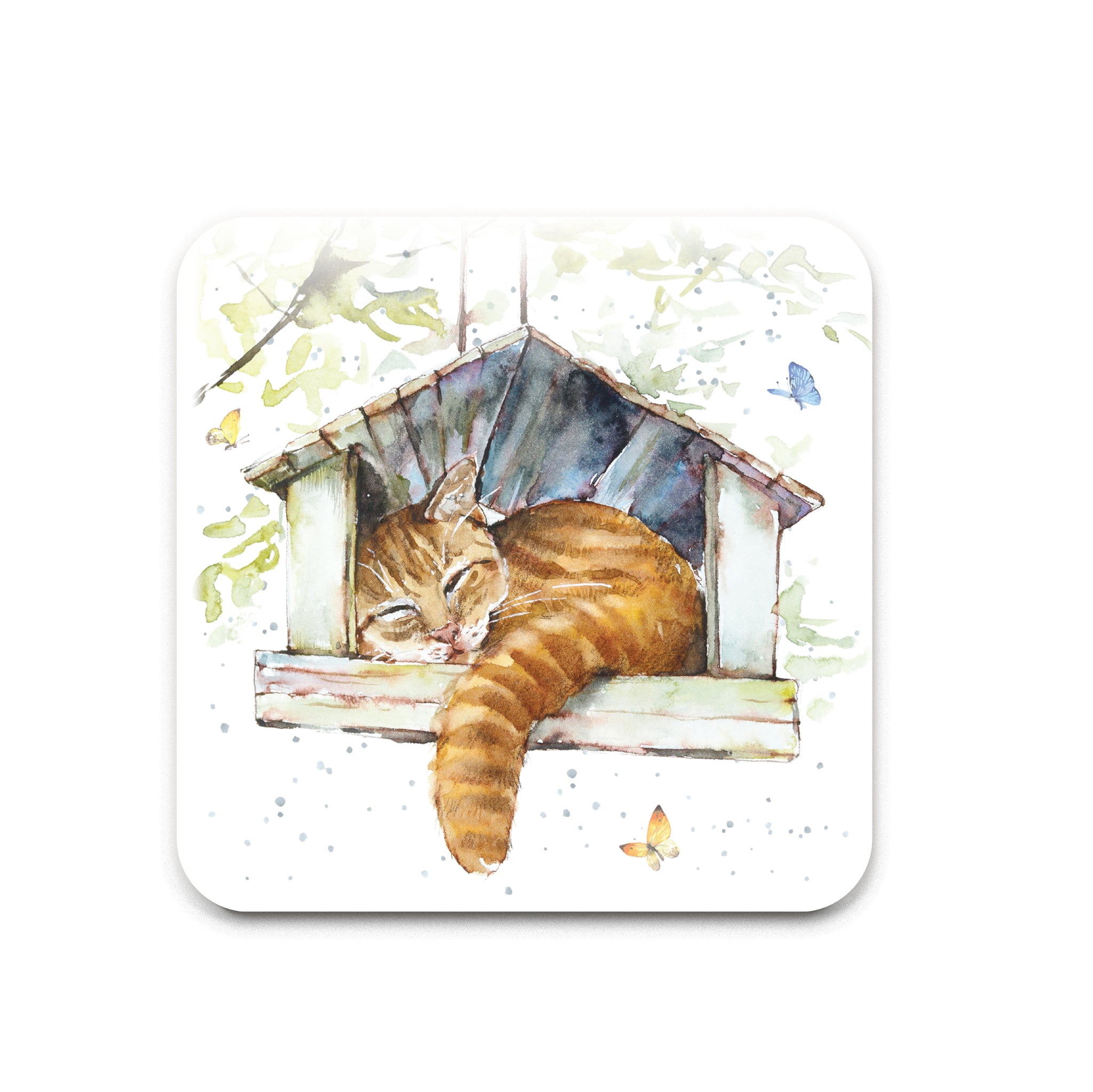 Hopper Studios Coaster Set - Charlie the Cat