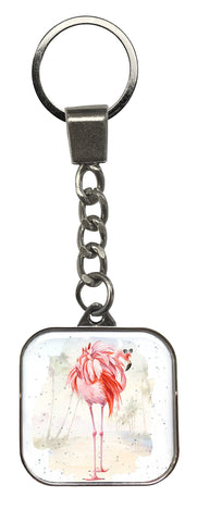 Hopper Studios Key Chain - Florence the Flamingo